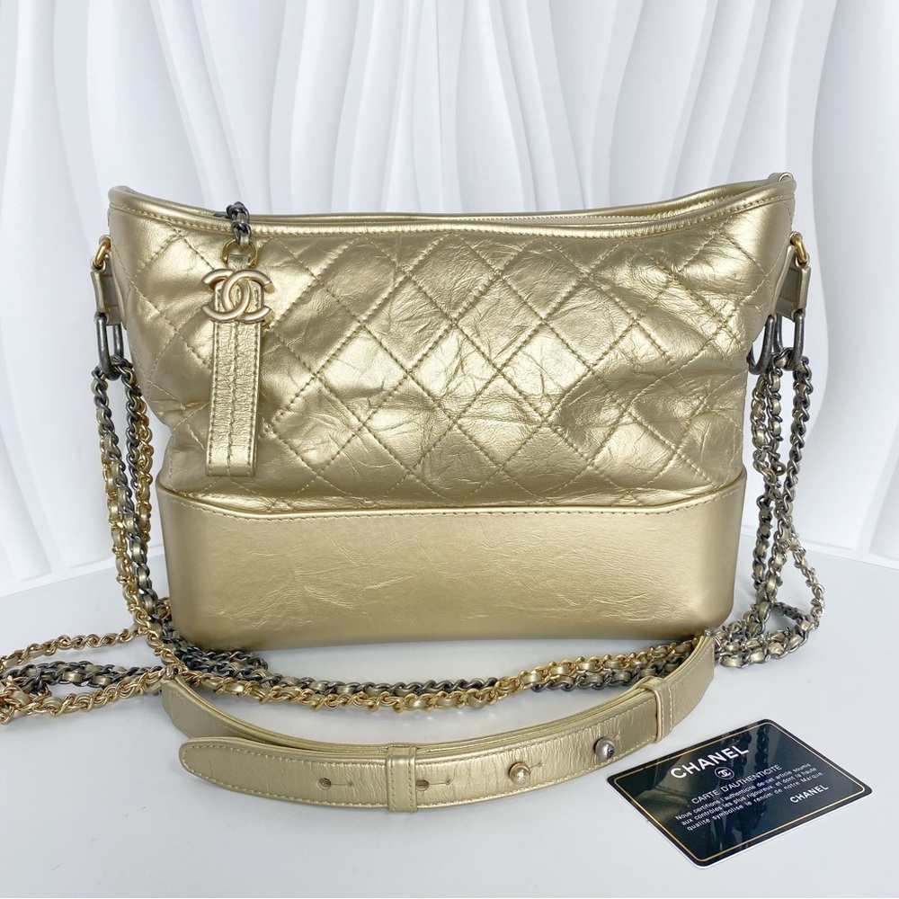 Chanel Gabrielle Line Golden Medium Shoulder Bag